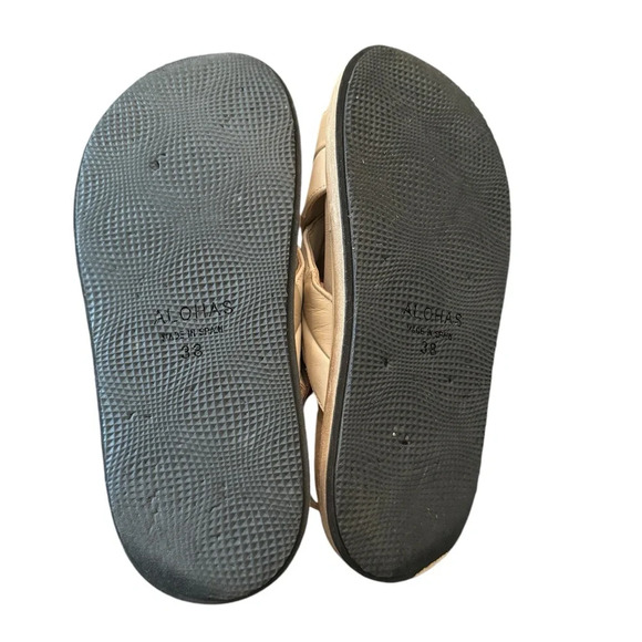 Alohas Marshmallow Scacchi Stone Beige Ivory Sandals - Picture 8 of 10